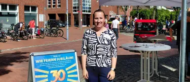 Infostand des Senioren- und Pflegestützpunkt Landkreis Osnabrück