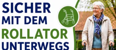 Sicher mit dem Rollator unterwegs